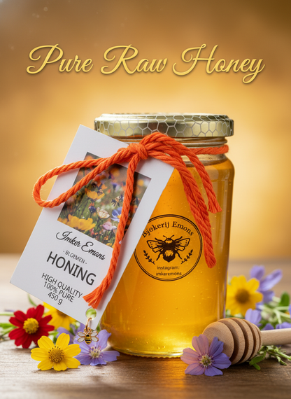 Bloemenhoning Banner - Pure Raw Honey