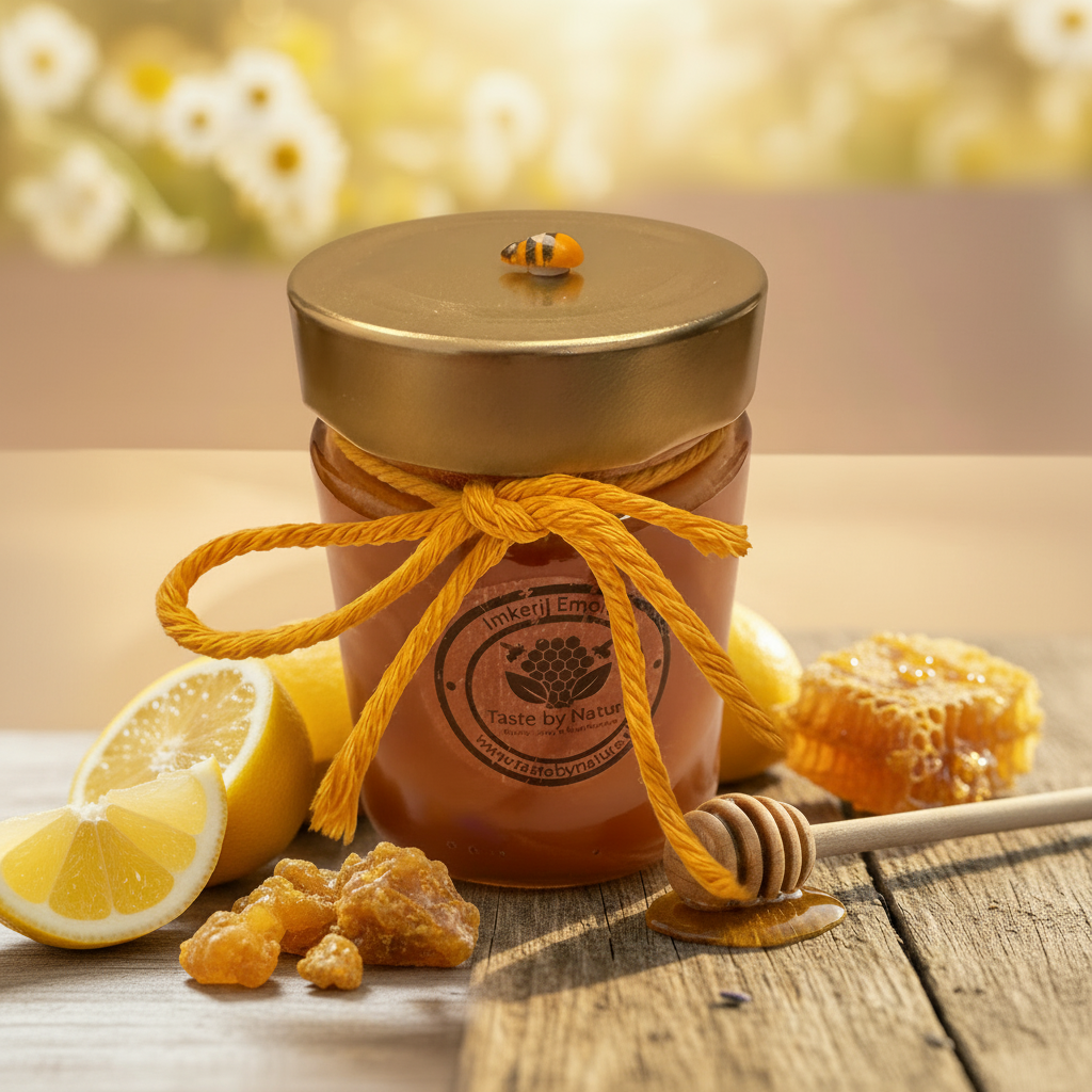 Immuno Honing met propolis en verse citroensap