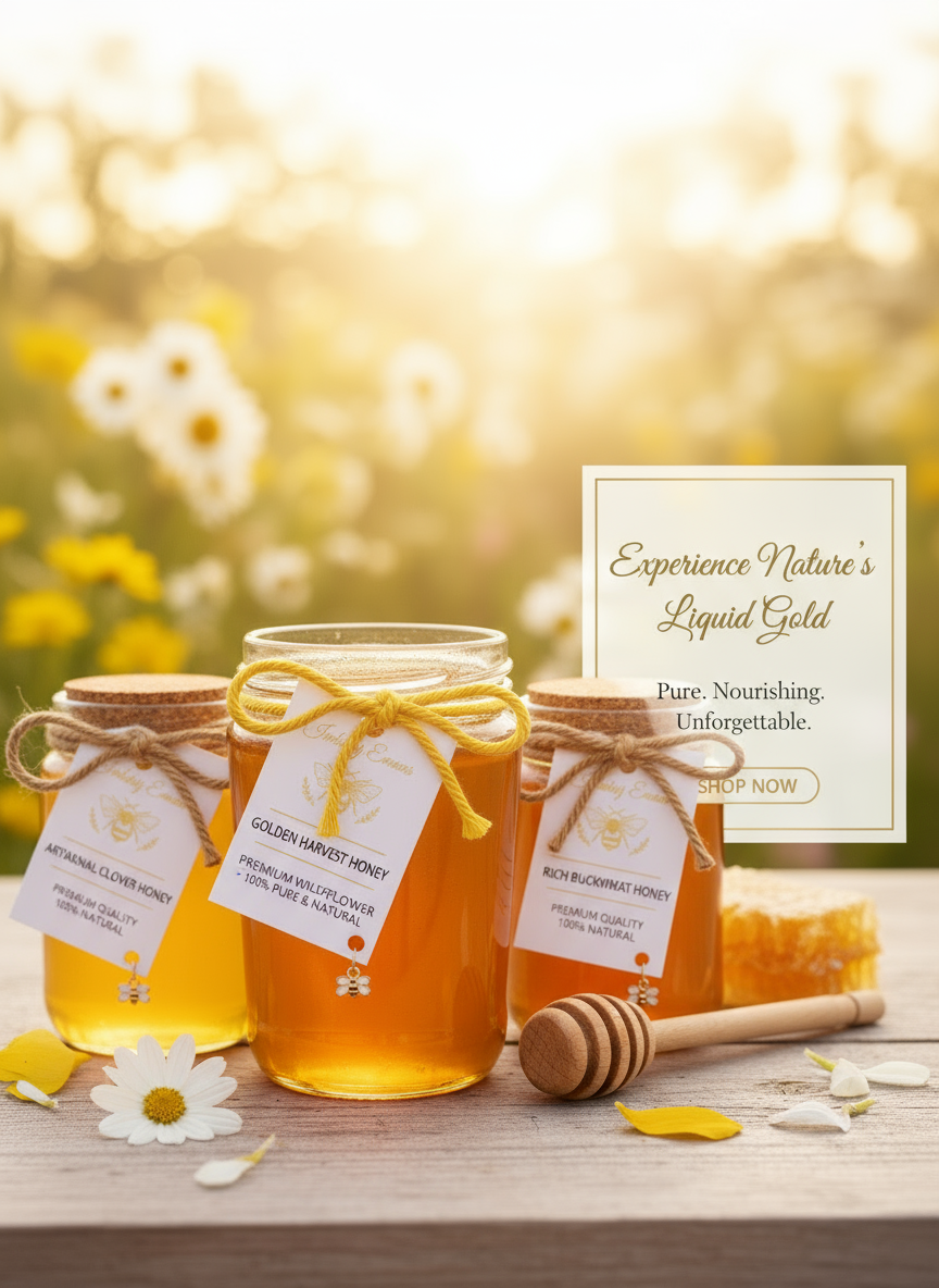 Three Honey Jars Banner